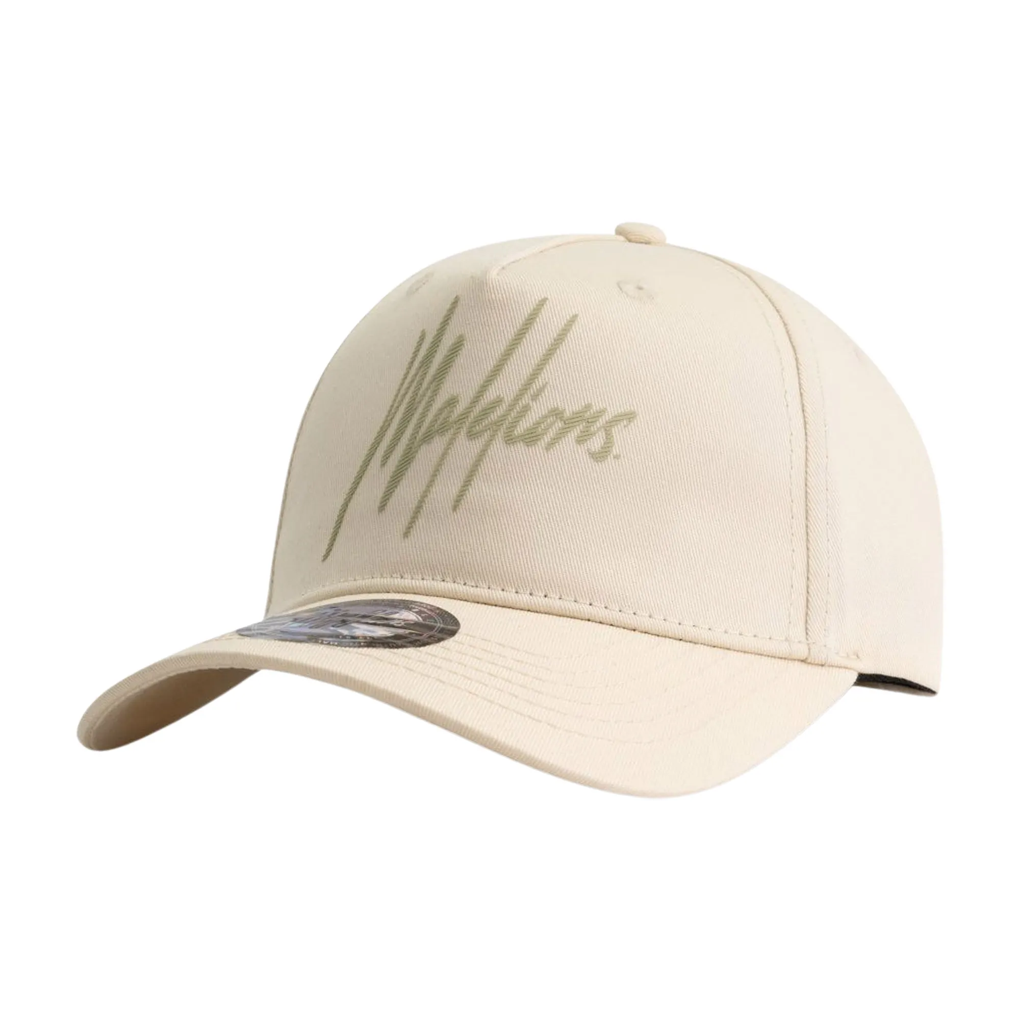 Malelions Striped Signature Logo Cap Heren