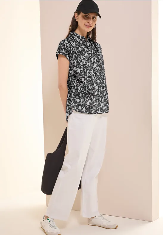 Cecil Blouse met minimale print