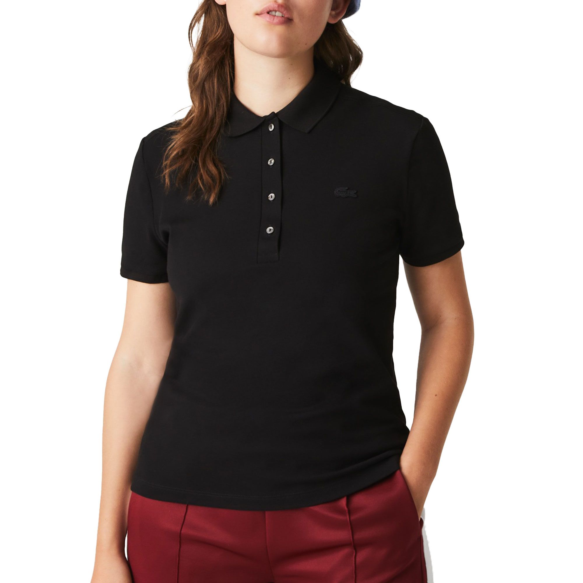 Lacoste Piqué Stretch Polo Dames
