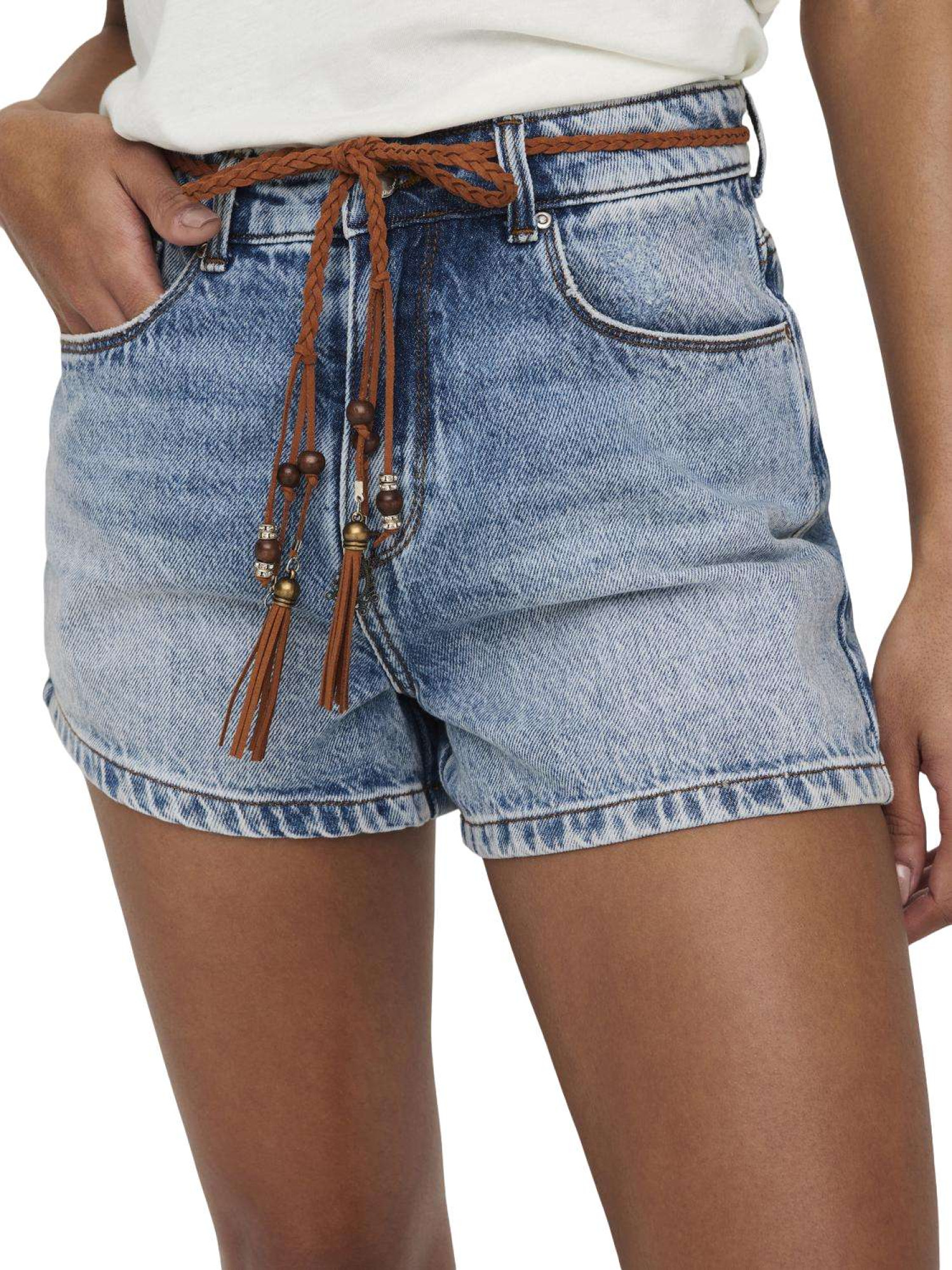 Only Jeansshort ONLKELLY HW SHORTS DNM AZG017