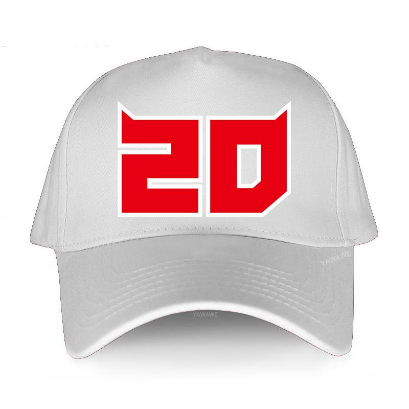 91530326MAC20BWG5P Baseball Cap Snapback Hip Hop Lente Zomer Effen Zonnehoed FABIO QUARTARARO MET SIGNATURE 20 Unisex Tieners Katoenen Petten casual hoed Adjustable