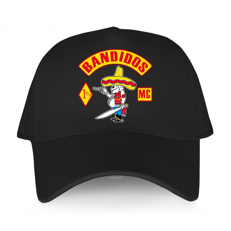 91530326MAC20BWG5P Nieuwste ontwerp honkbalpetten yawawe hoed voor mannen Bandidos Mc Volwassen populaire sportbonnet dames katoenen casual verstelbare pet Adjustable
