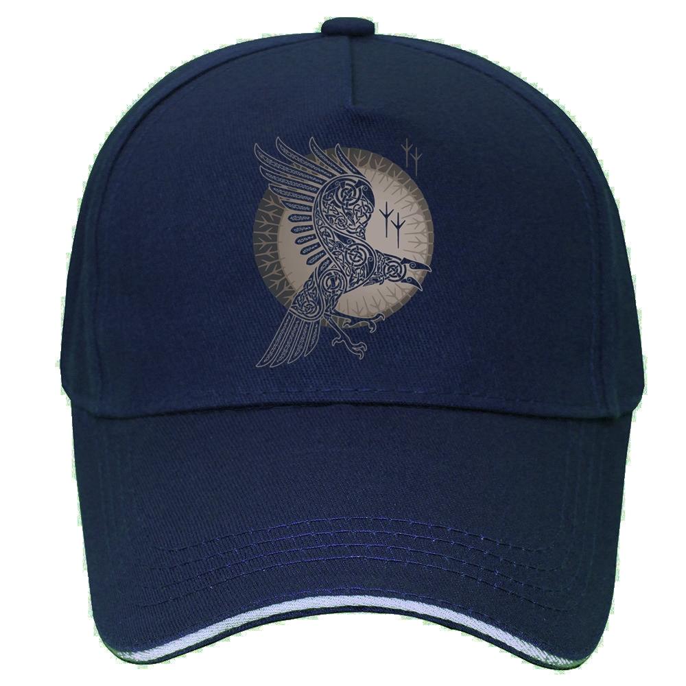 91530326MAC20BWG5P Mannen Kraai Hoed Swag Hoeden Voor Unisex 3D Cap Baseball Raven Vikings Caps Vrouwen Unisex Hip Hop Cap hoeden 55CM-60CM