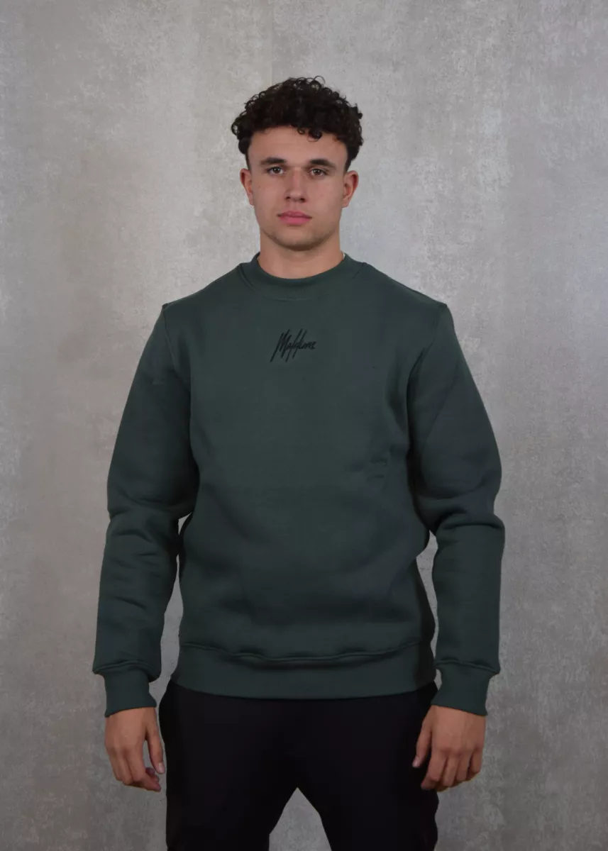 Malelions Striped signature sweater
