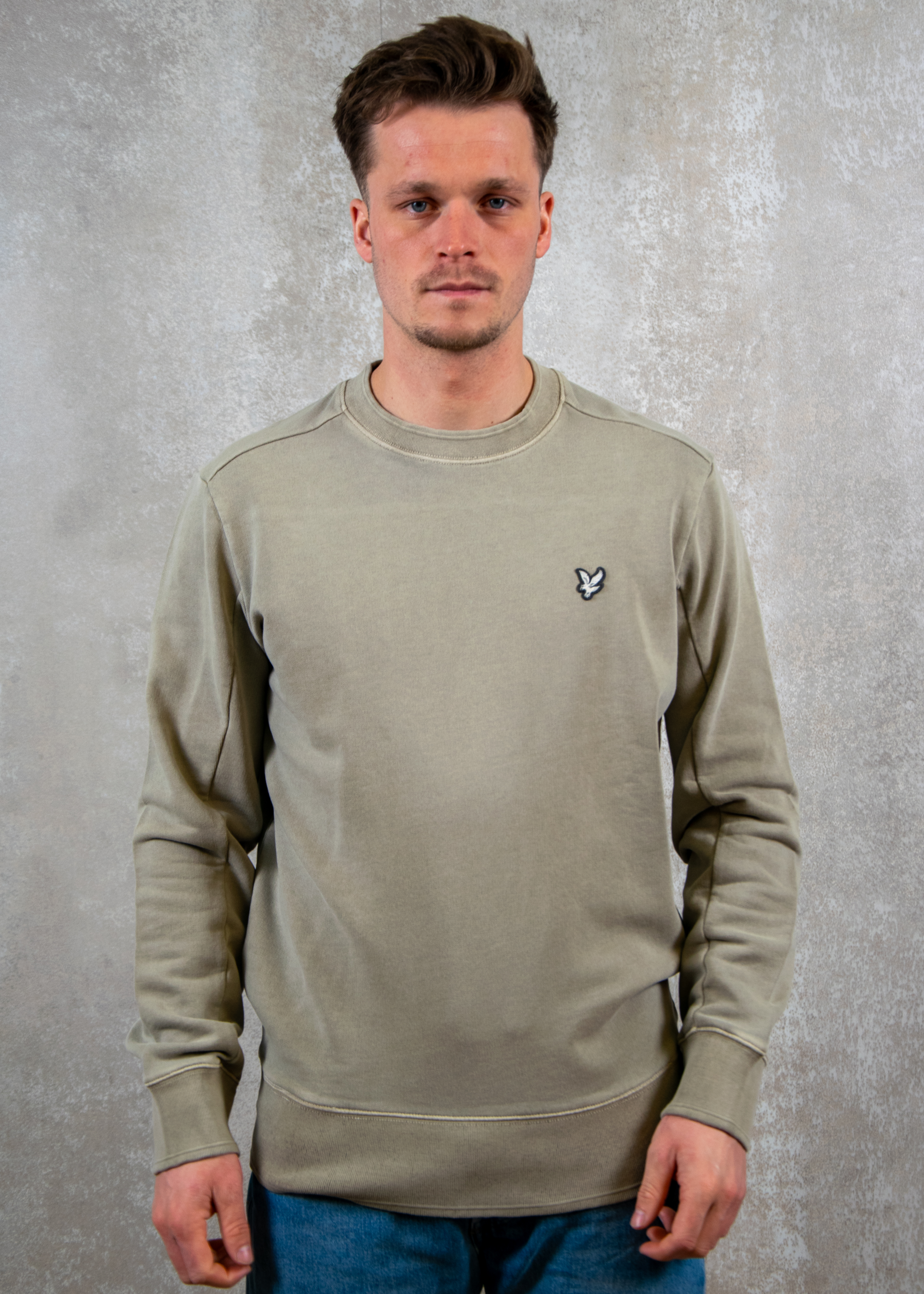 Lyle and Scott Natural dye crewneck