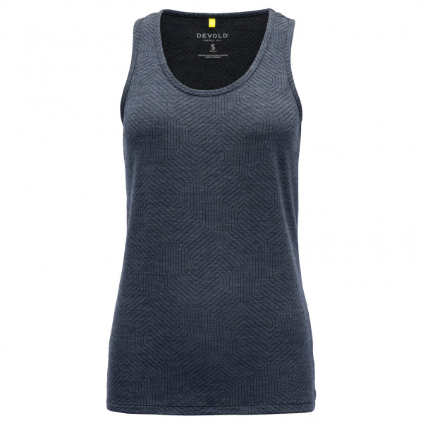 Devold  Women's Nipa Singlet - Merinoshirt, blauw
