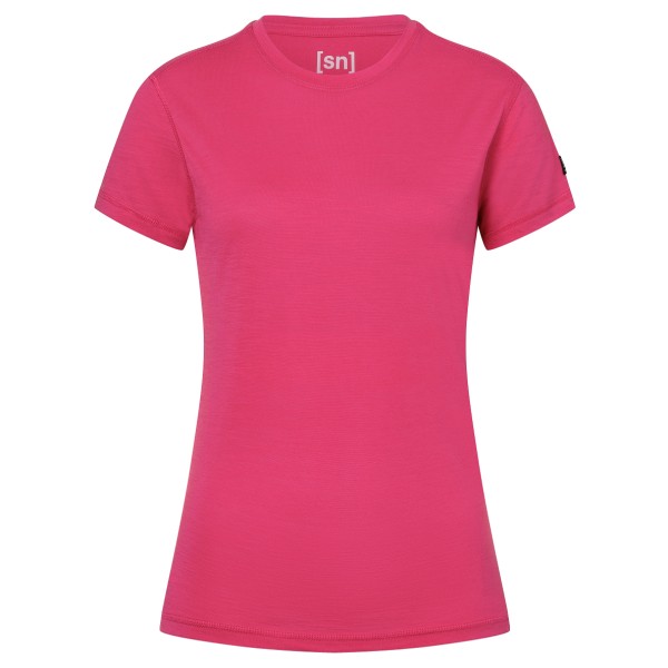 Super.Natural  Women's Sierra 140 Tee - Merinoshirt, roze