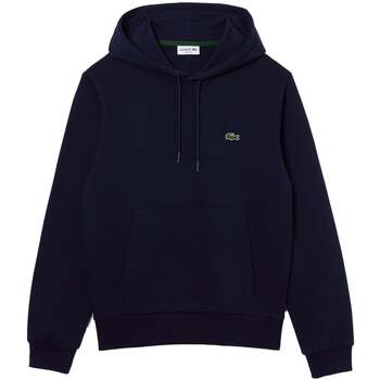 Lacoste Sweater  Fleece Hoodie Navy Blue