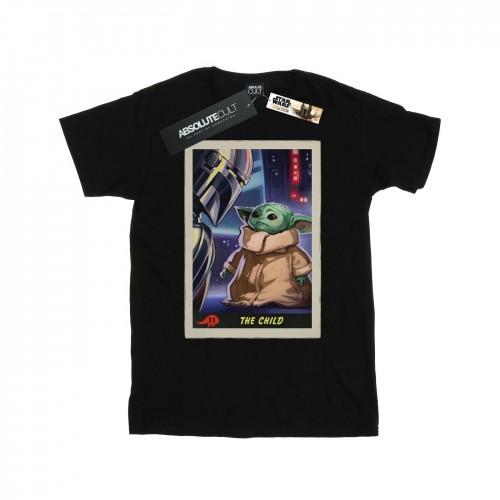 Star Wars Boys The Mandalorian The Child Card T-Shirt 9-11 Years wit