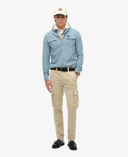 Superdry Mannen Core Cargobroek Beige