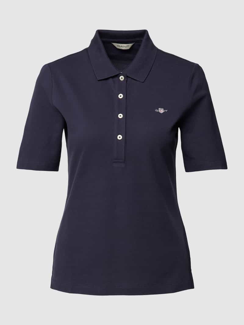 Gant Poloshirt SLIM SHIELD KA PIQUE POLO met geborduurd grafisch logo op de borst