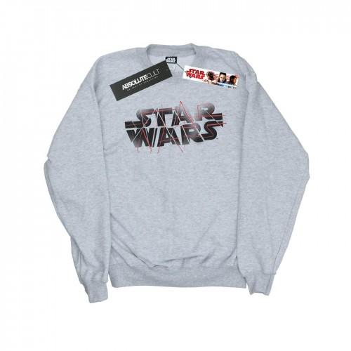 Star Wars Girls The Last Jedi Spray Logo Sweatshirt 12-13 zwart