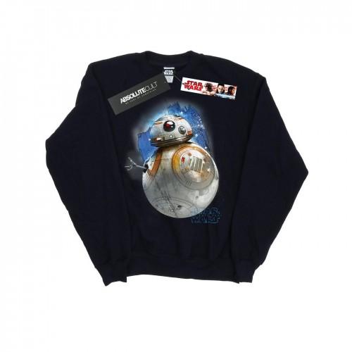 Star Wars Girls The Last Jedi BB-8 Brushed Sweatshirt 7-8 Years wit