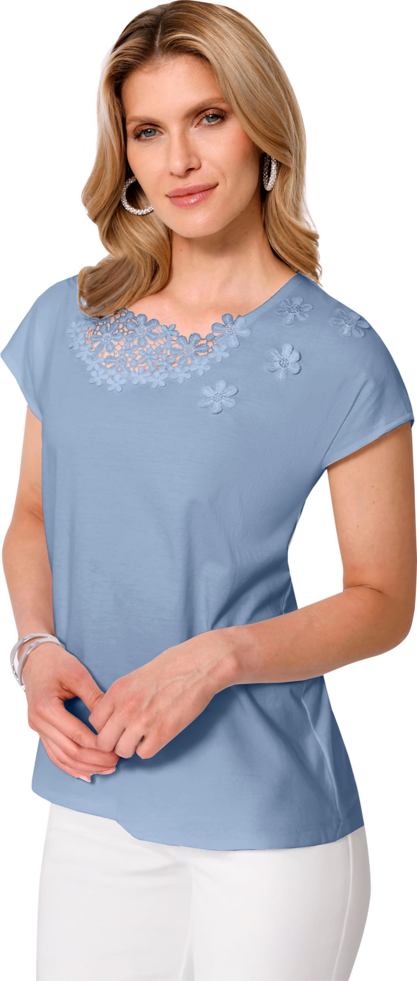 Classic Basics Shirt met ronde hals Shirt (1-delig)