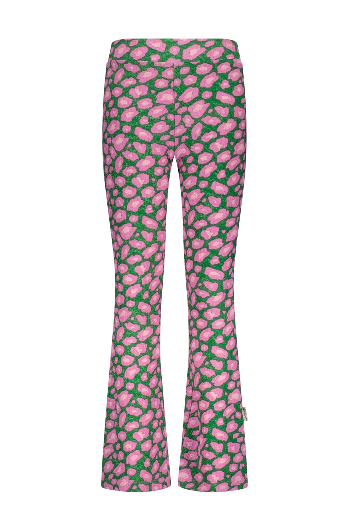 B.Nosy zomer flair broek meisjes - groen/roze AOP - Pepper
