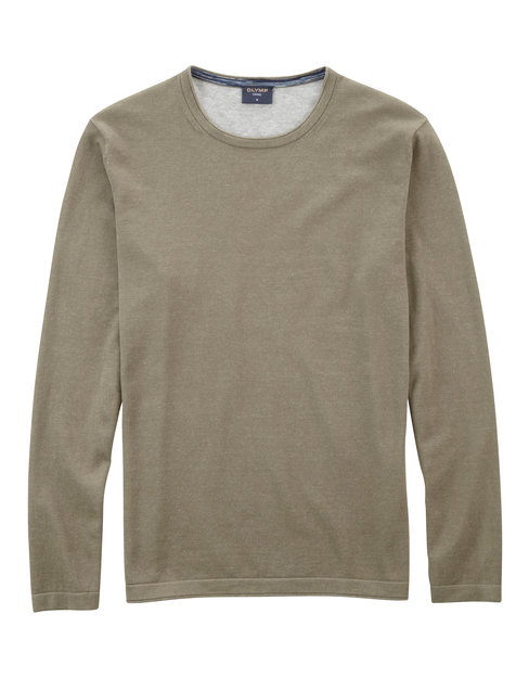 OLYMP Trui met ronde hals  brei casual