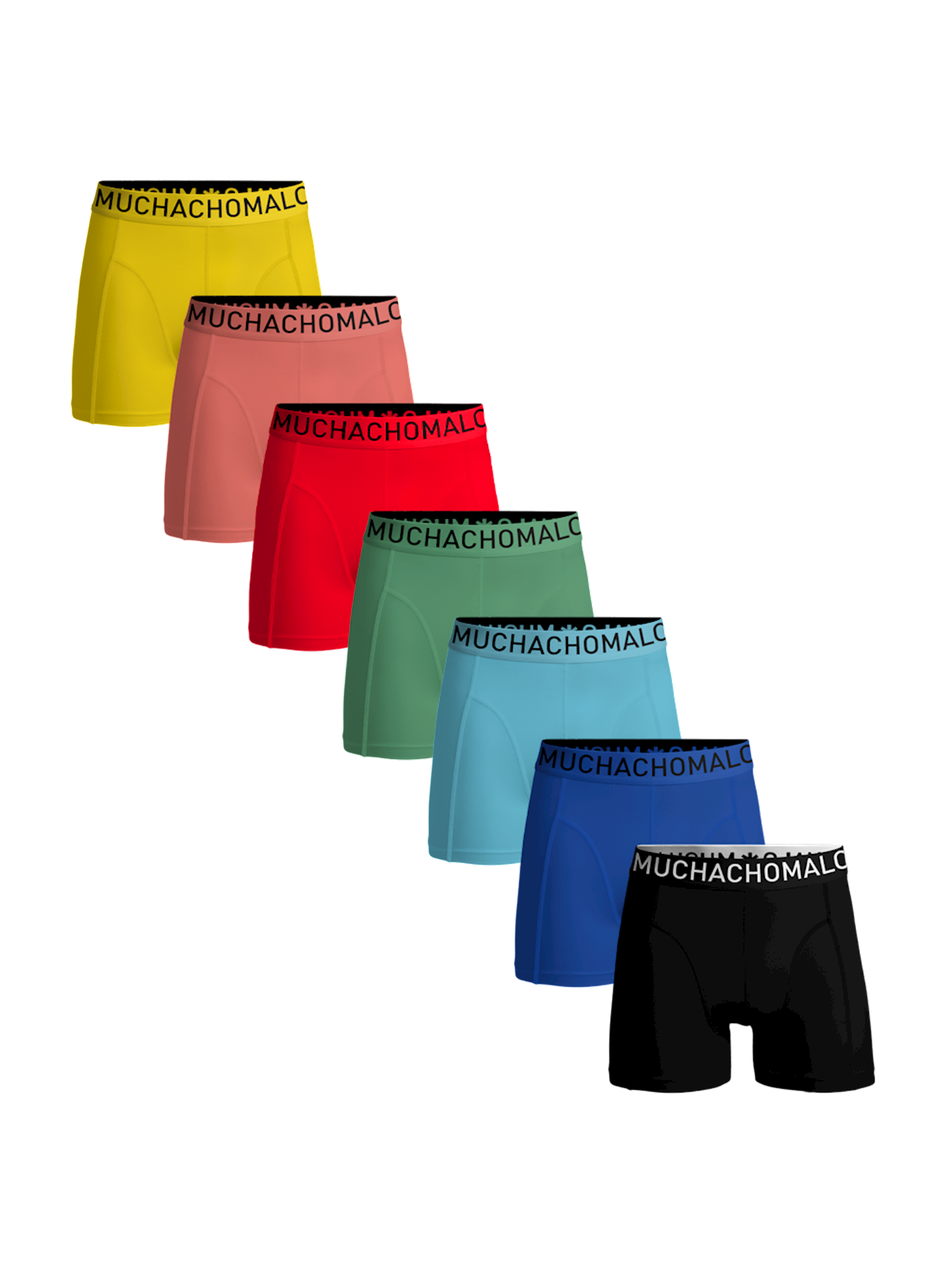 Muchachomalo 7-Pack Heren Boxershort - Solid