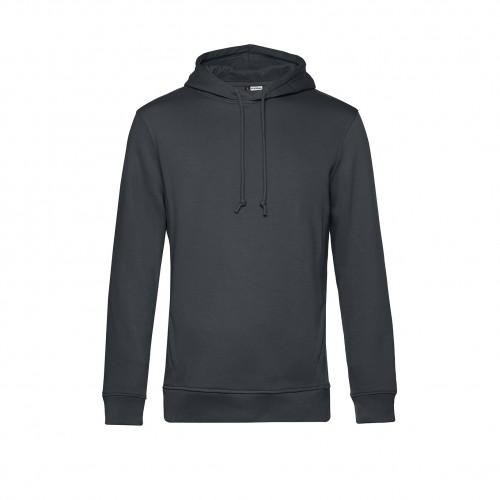 B&C biologische herenhoodie S rood