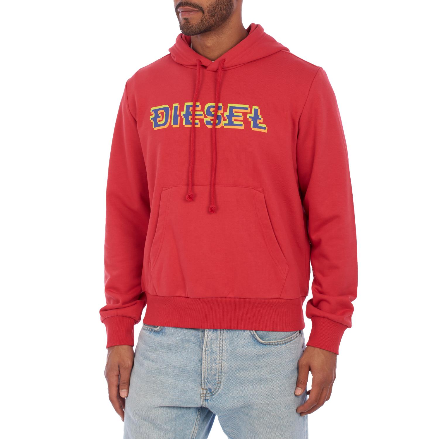 Diesel Heren A06510-00HAYT Logo Print Hoodie L