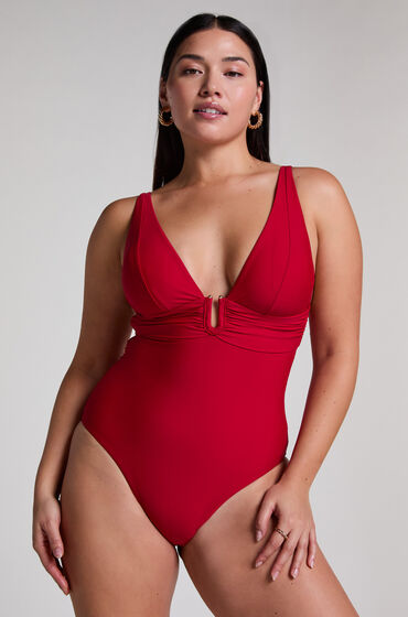 Hunkemöller Badpak Shaping Luna Rood