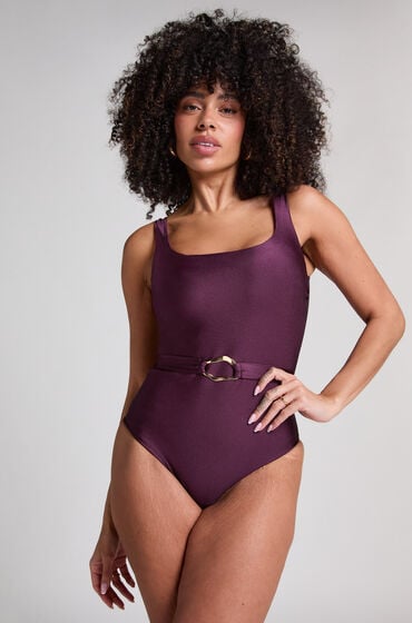 Hunkemöller Corrigerend badpak Costa Paars