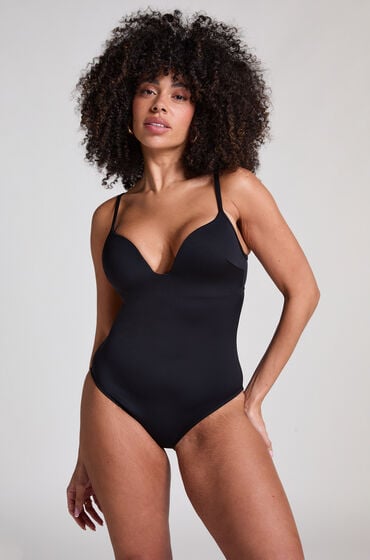 Hunkemöller Badpak Neoprene Zwart