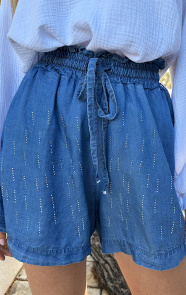 Jurkjes Loose Fit Short Evelyn Strass Denim