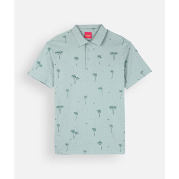 Oxbow Polo Shirt Korte Mouw  Polo met korte mouwen en allover print PALMS