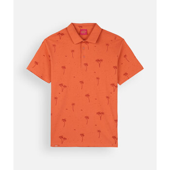 Oxbow Polo Shirt Korte Mouw  Polo met korte mouwen en allover print PALMS