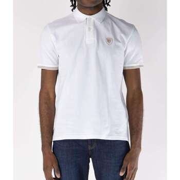 Blauer Polo Shirt Korte Mouw  -