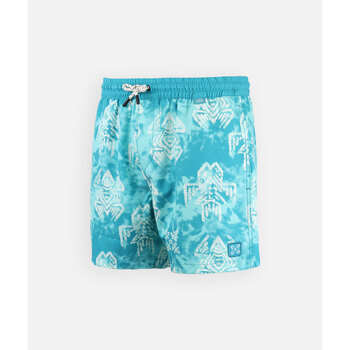 Oxbow Zwembroek  Strand korte stretch allover print FISH