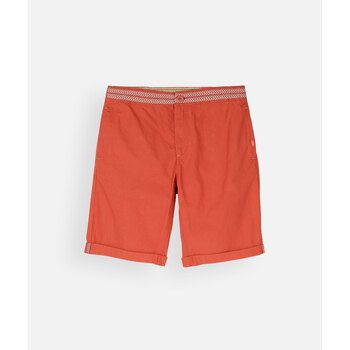 Oxbow Korte Broek  Effen bermuda met halfelastische taille OMERY