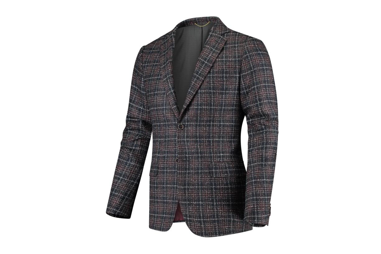 Circle of Gentlemen Ubald winter colbert 100% wo ruitdessin