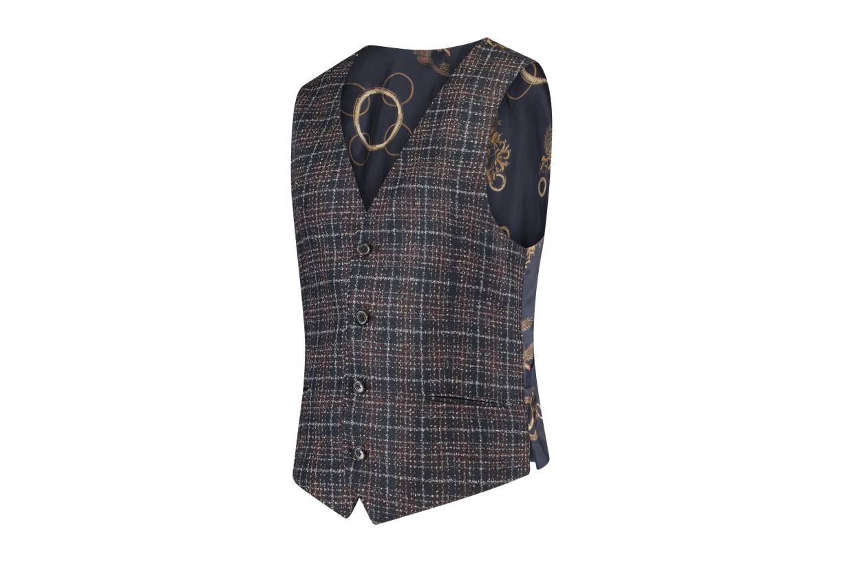 Circle of Gentlemen Udo heren gilet in 100% wol kwaliteit