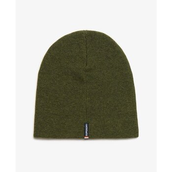 Superdry Muts  Bonnet en maille avec logo Essential