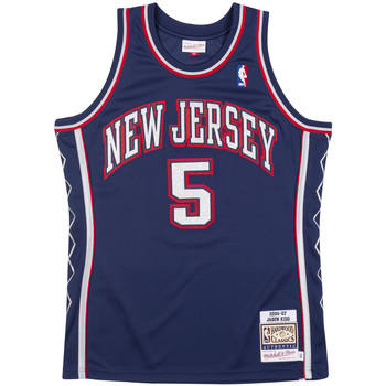 Mitchell And Ness Onderhemden  Maillot NBA New Jersey Nets Jason Kidd