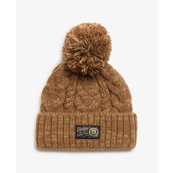 Superdry Muts  Bonnet épais en maille torsadée femme