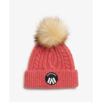 Superdry Muts  Bonnet en tricot torsadé femme Luxe