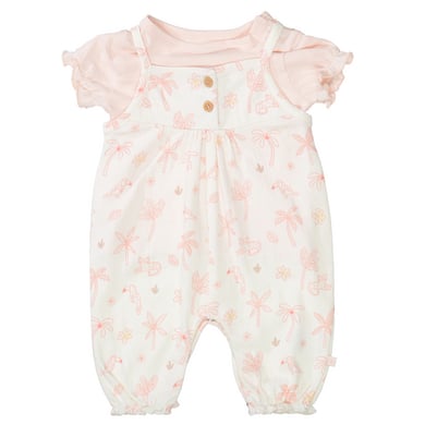 Staccato Romper + T-shirt cotton cream gedessineerd