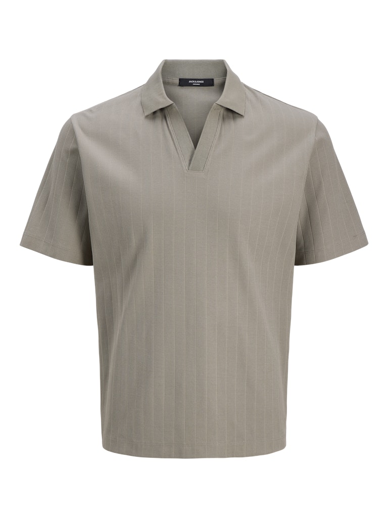 Jack & Jones jprsummer design rib polo ss ss25 12285717 dried sage