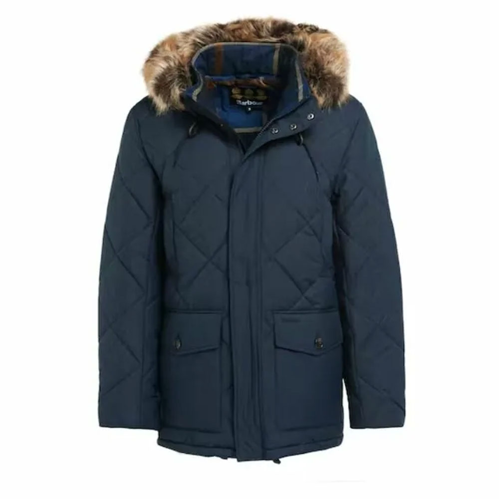 Barbour Herenjas Holburn quilt navy
