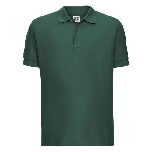 Russell Heren ultiem katoenen piqué poloshirt M lichtbruin