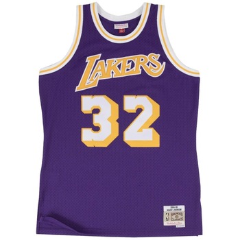 Mitchell And Ness Onderhemden  Maillot NBA Los Angeles Lakers Magic Johnson