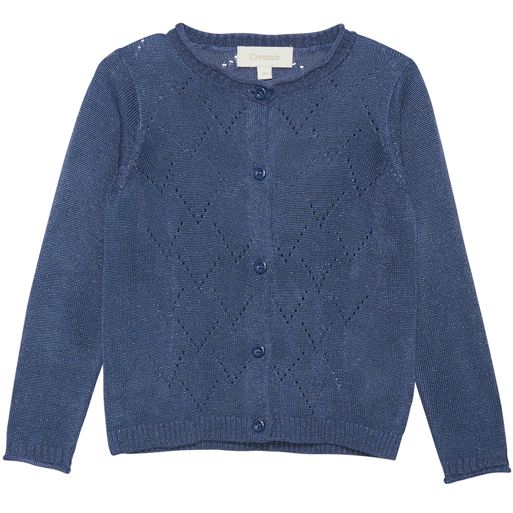 Creamie-collectie Vest Glitter (vintage indigo)
