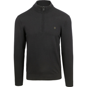 No Excess Sweater  Half Zip Trui Zwart