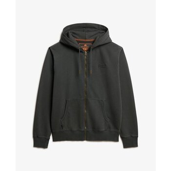 Superdry Sweater  Sweatshirt à capuche délavé zippé à logo Essential