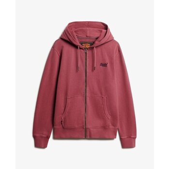 Superdry Sweater  Sweatshirt à capuche délavé zippé à logo Essential