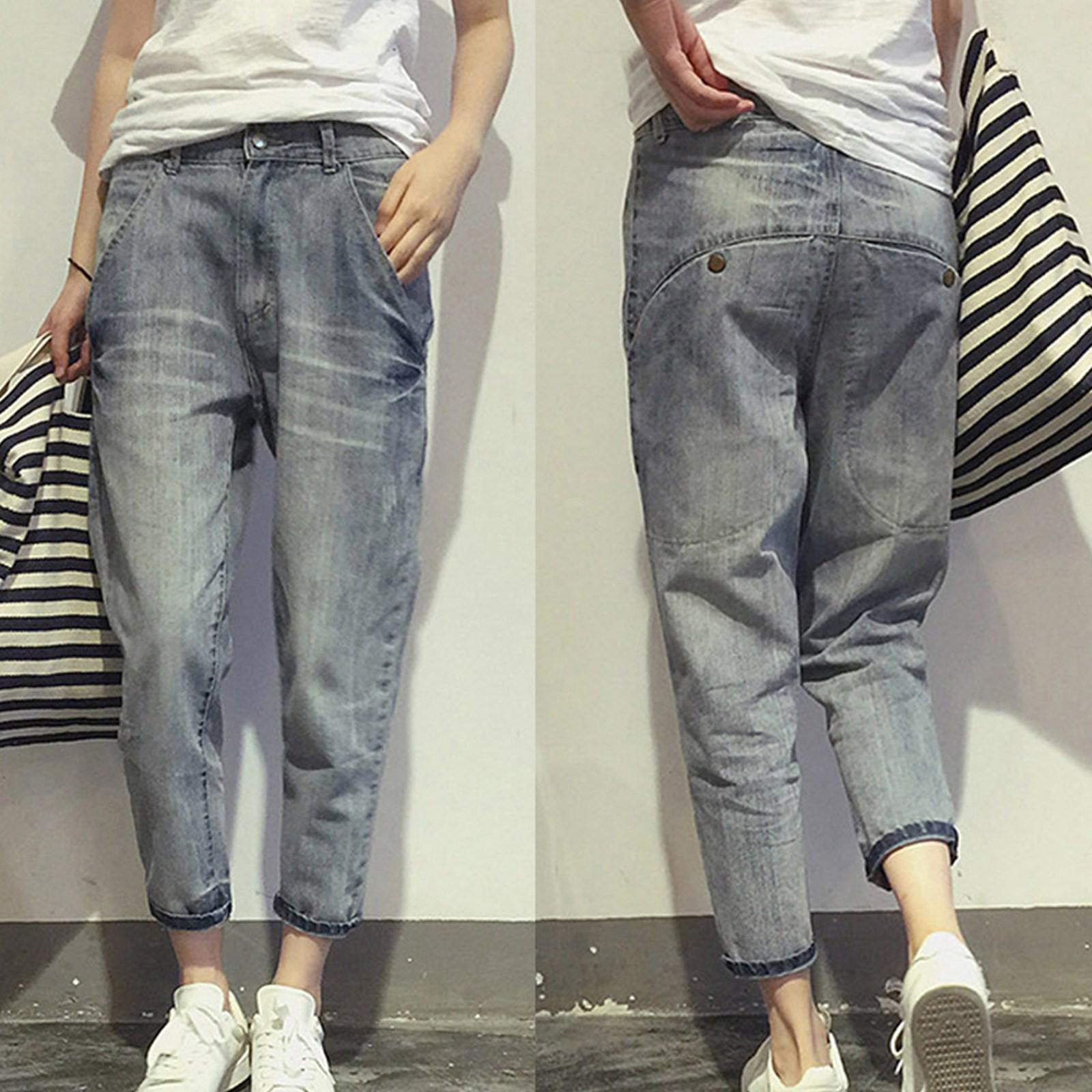 Challenge Damesbroeken Plus Size Stretch Jeans Losse Semi-elastische Broeken XXXXL