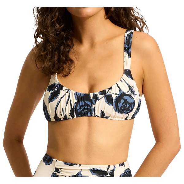 Seafolly  Women's Rococo Ruched Bralette - Bikinitop, oranje