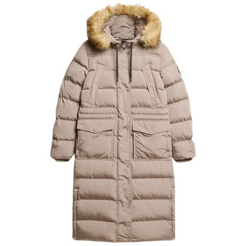 Superdry Mantel  Manteau long en fausse fourrure femme Everest